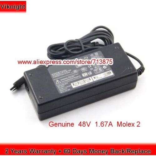 Genuine 80W 48V 1.67A HP-OL081T03P AC Adapter for ASA5505 ROUTER 1800 ASA5505-PWR-AC Power Supply