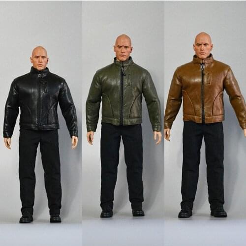 SGTOYS S-018 1/6 Male Leather Suits Soldier Clothes Set Model Fit 12'' Action Figure Body