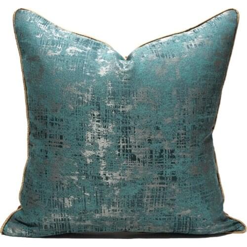 Modern Style Sofa Cushion Cover High Precision Embroidery Chair Bed Backrest Waist Pillowcase Light Luxury Decorative Pillows
