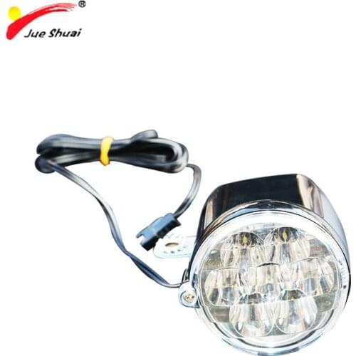 36V Ebike LED Front Light Electric Scooter Motorcycle Super Bright Headlight MTB Electric Bicycle Front Lamp Bike Accessories