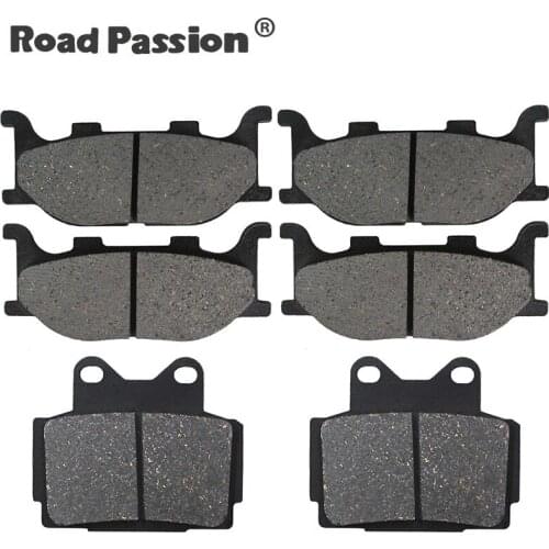 Road Passion Motorcycle Front & Rear Brake Pads For YAMAHA XJ600S Diversion XJ600N XJ 600 S XJ600 600S N 600N 1998 1999 2000