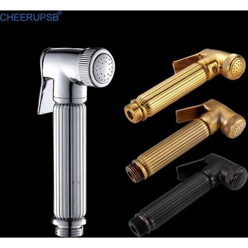 Toilet Bidet Ass Cleaner Enema Plug Anal WC Vaginal Cleaning Muslim Anus Health Hand Sprayer Black Bathroom Handheld Spray Gun