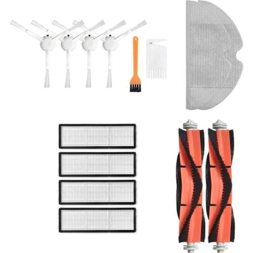 Main Brush Side Brush HEPA Filter Mop Cloth Cleaning Tools for Xiaomi Mijia 1C Robot Vacuum Cleaner Parts Accessories
