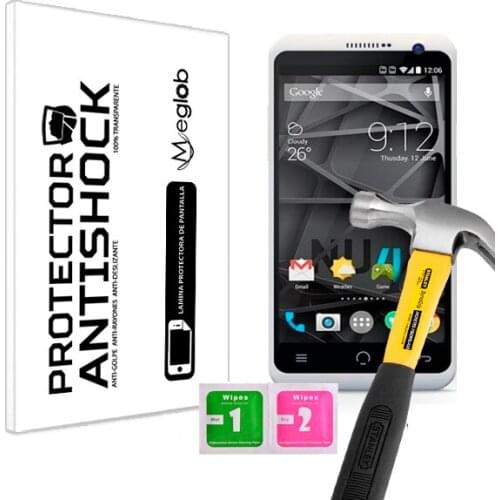 Screen protector Anti-Shock Anti-scratch Anti-Shatter compatible with Nuu Mobile NU4