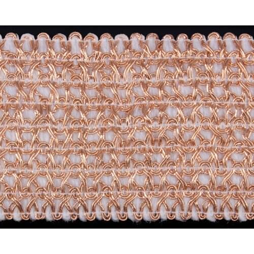 10yard 52mm Braided White Elastic Stretch Webbing Ribbon Tape Band Belt Applique Sewing Supplies for Cloth Strap Hairband T1487