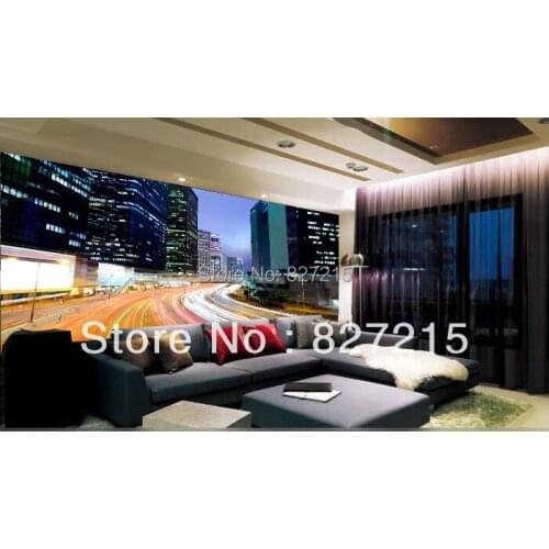 3D-0529/New Fashion Wall Decoration Material/PVC Material /Stretch Film/Beautiful Night Scene/Function as Wall Paper/Sustainable