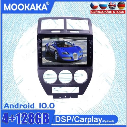 4+128G Android10 For Jeep Compass MK 2006-2010Car GPS Navigation Auto Tape Radio Stereo Video Multimedia Player Carplay HeadUnit