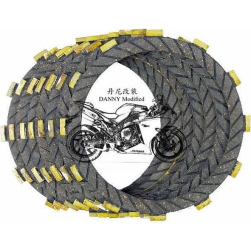 Free Shipping For Kawasaki GPX250 GPZ250 / 400 ZZR250 / 400/600 ZRX400 Motorcycle 7pcs CLUTCH DISC PLATES Set Kit