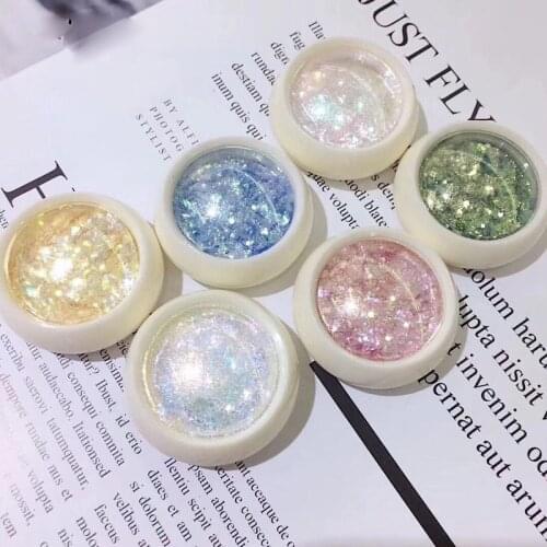 1Pc Nail Art Glitter Mixed Sequin Iridescent Mermaid Velvet Powder Ultra-thin Glitter Colorful Mixed Paillette Powder Decoration