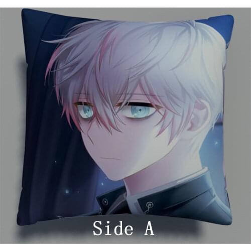 Unknown Mystic Messenger Anime Two Side Pillowcases Hugging Pillow Cushion Case Cover Otaku Cosplay Gift New 597