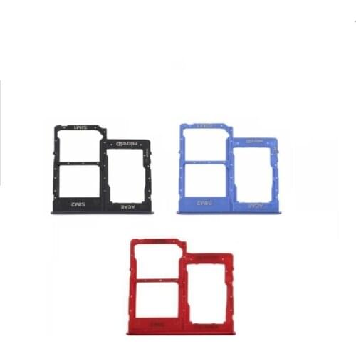 10PCS For Samsung Galaxy A31 A315F 2020 Sim Card Reader Holder Dual Sim Card Tray Holder Slot Adapter