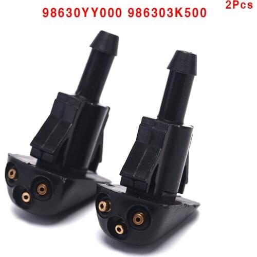 2 Pcs Auto Car Plastic Windshield Washer Wiper Water Spray Nozzle Vehicle Car Accessories