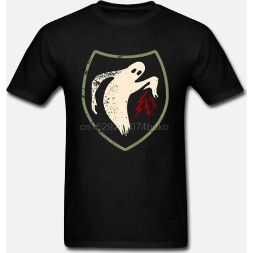 Printed Men T Shirt Cotton O-Neck tshirts Ghost Army WWII World War 2 Allied Unit Short-Sleeve Women T-Shirt