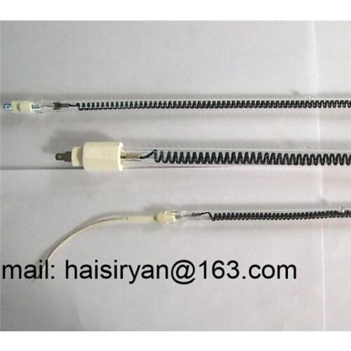 China factory long wave carbon infrared lamp quartz glass tube heater