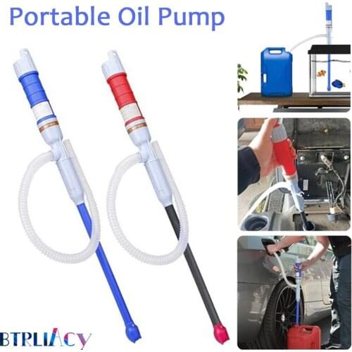 BTRLIACY Oil Pump Siphon Liquid Transfer Pump Handheld Pump Battery Operated Water Gas Tools Petrol Fuel Portable Siphon Pump
