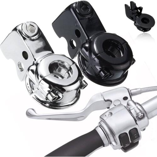NEW Motorcycle Clutch Lever Mount Bracket Perch For Harley Glide Softail Dyna Sportster 883 Chrome Black