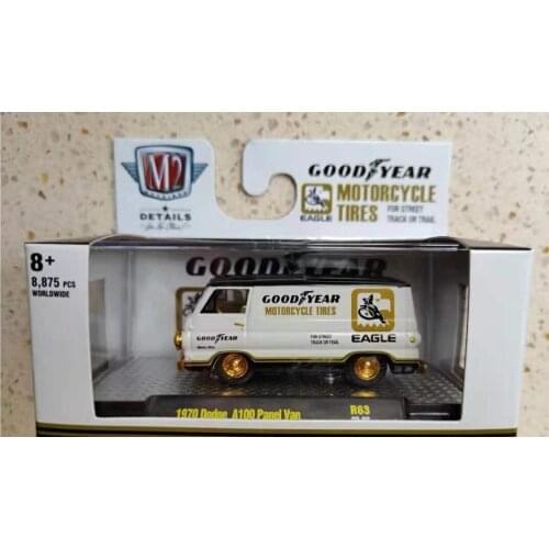 NEW M2 machines 1/64 scale 1970 DODGE A100 PANEL VAN limited Collection diecast simulation model car