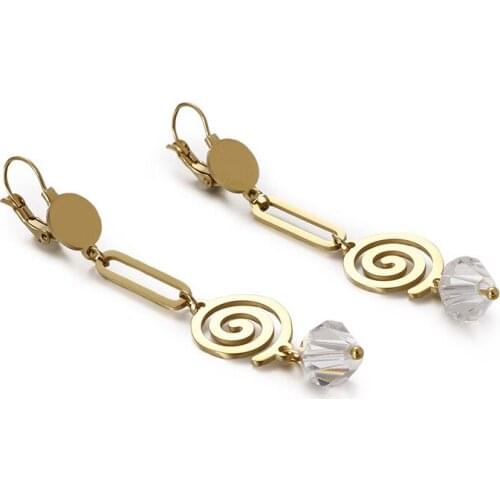 New sweater tassel earrings female fashion small fresh and elegant long earrings mosquito coil earrings jewelry