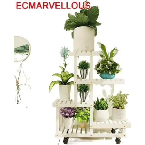 Garden Shelves For Wood Estante Para Plantas Huerto Urbano Madera Outdoor Dekoration Rack Balcony Flower Shelf Plant Stand