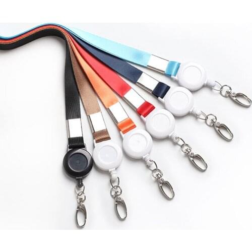 Fashion Retractable Lanyard Badge ID Card Holder Neck Strap Bank Credit Card Holder Neck Straps Office School Supplies Accessory