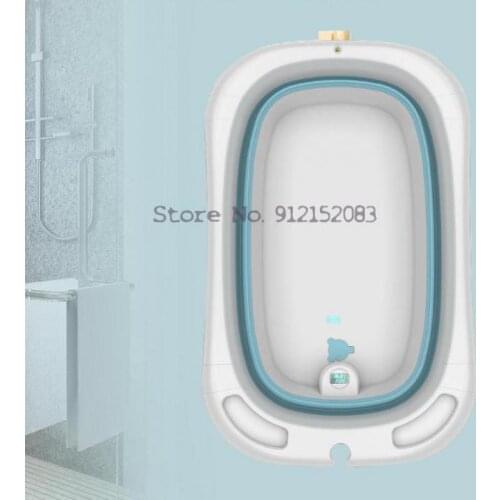 Foldable Baby Bathtub Baby Bathtub Large Childrens Bath Bucket Can Be Used For Sitting And Bathing Baby
