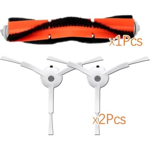 1Set/3Pcs Suitable for Xiaomi Robot Vacuum Cleaner roborock Spare Parts Kits Side Brushes HEPA Filter Roller brush replacement