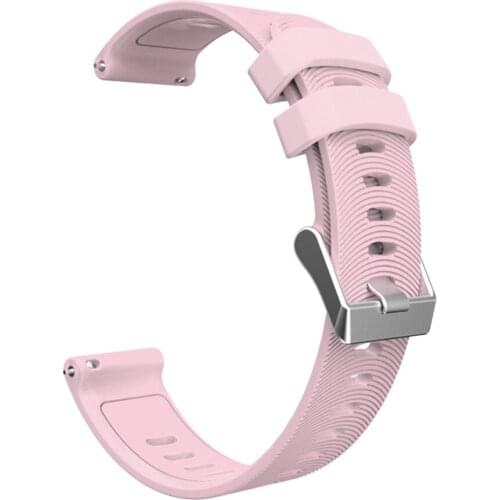 Replacement Watchband Watch Strap with Wavy Lines Pattern for Garmin Vivoactive3/Vivomove/Forerunner 245 645 Watch Accessories