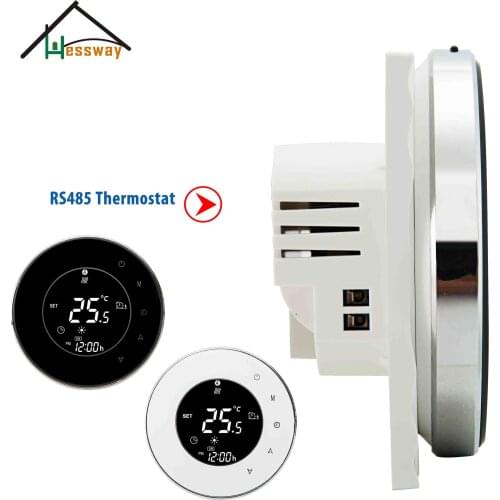 HESSWAY temperature controller thermostat RS485&MODBUS for radiator NC/NO switch AC contactor connected to high power