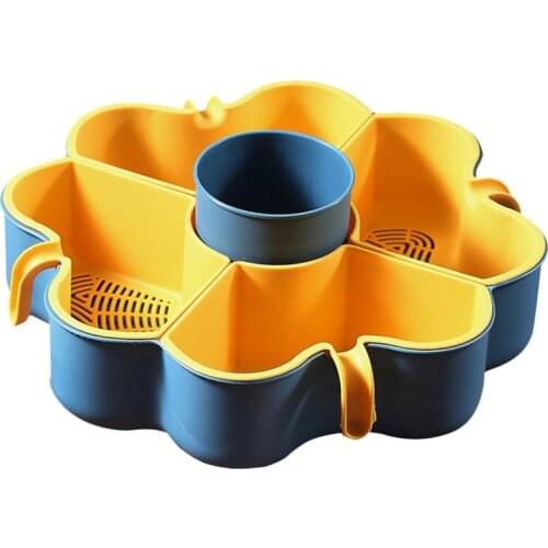 Rotating Hot Pot Assorted Dishes, Vegetables, Drain Basin, Wash Basin, Candy Plate, Dried Fruit Plate