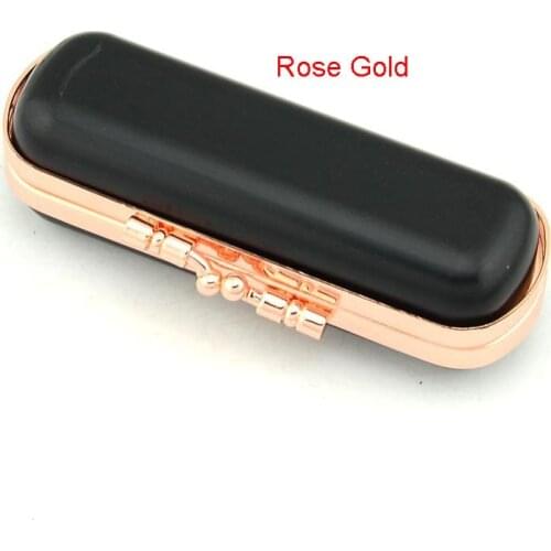 High-end lipstick box purse mouth Rose gold 10CM hot section lipstick seal box