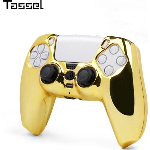 Protective Case For PS5 Controller Gamepad Electroplated Cover For Sony Playstation 5 Hard Housing Shell Case Accessories