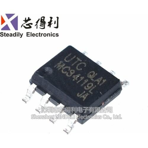 10pcs/lot New Mc34119 Mc34119dr2 Mc34119l Sop8 Low Power Audio Amplifier