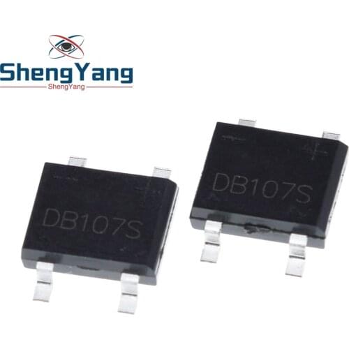 10PCS SMD DB107 DB107S 1A 1000V Single Phases Diode Rectifier Bridge