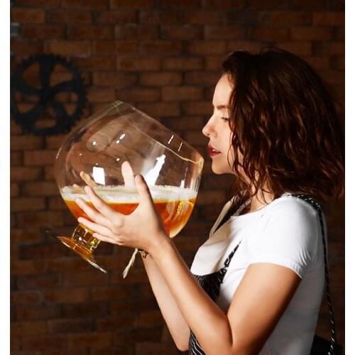 2000ml/4000ml Funny Big Huge Wine Glass For Party