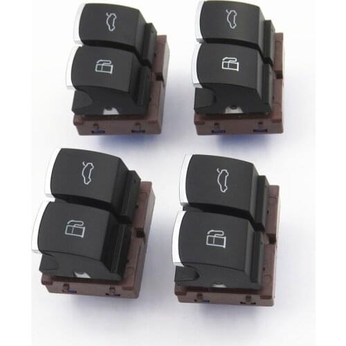 4 Pcs 3C0959903 35D959903 High Quality Chrome Tank Door Rear Trunk Switch For Jetta MK6 MK5 Passat B6 B7 Luggage Button
