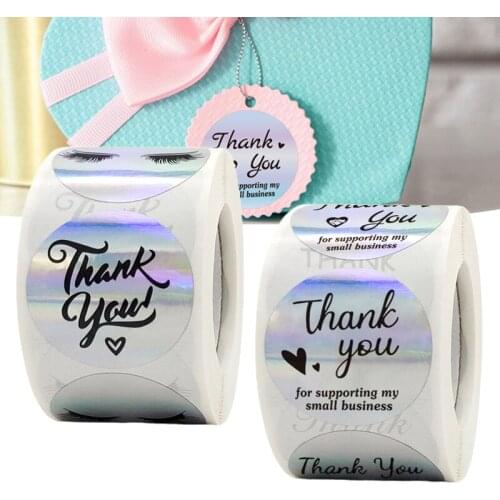 Gift Sealing Stickers 500pcs Thank You Love Design Diary Scrapbooking Stickers Festival Birthday Party Gift Decorations Labels