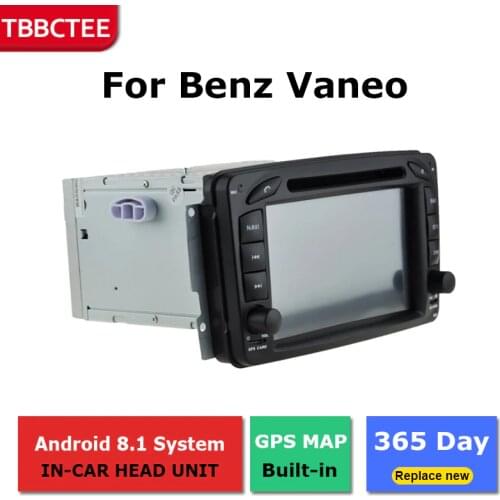 Android Car GPS Navigation For Mercedes Benz Vaneo 2002~2005 Car dvd player BT RDS Mlutimedia player Navi 2Din WiFi