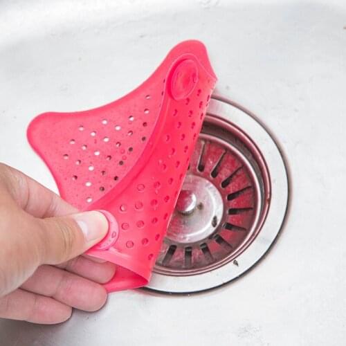 Aprince Creative 6 Colors Starfish Silica Gel Sewer Filter Sink Filter PadKitchen Sink Anti-Blocking Floor Drain Filter