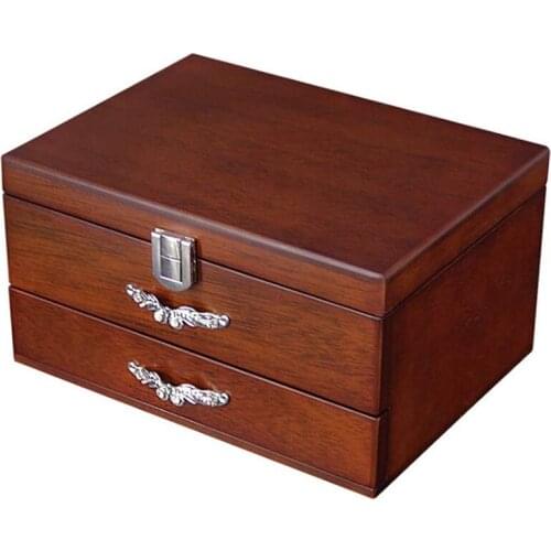 Solid Wood / Wooden Jewelry Box Protector Jewelry Storage Box