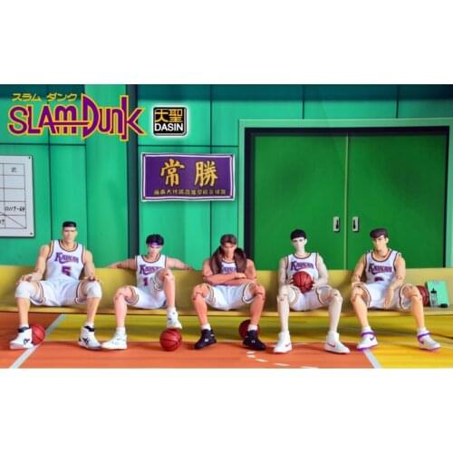 GT Dasin SlamDunk Basketball Kainan Kiyota Nobunaga Mutou Tadashi Jin Soichiro pvc action figure SLAM DUNK model toy brinquedos