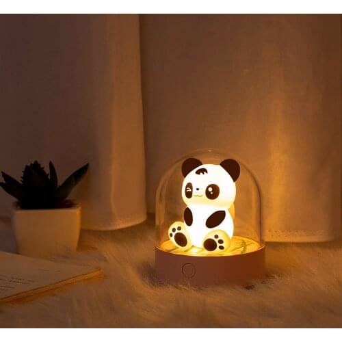 Multi-Functional Bear Aromatherapy Small Night Lamp USB Battery Bedside Sleeping Led Seven-Color Ambience Light christmas