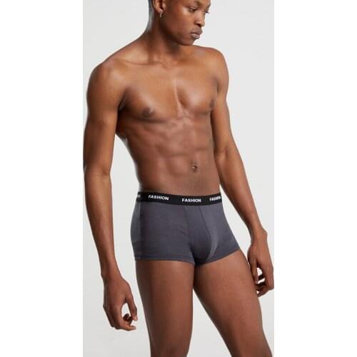 New mens lingerie soft breathable underwear comfortable u convex pocket male shorts Boxers seamless panties L-3XL Plus size