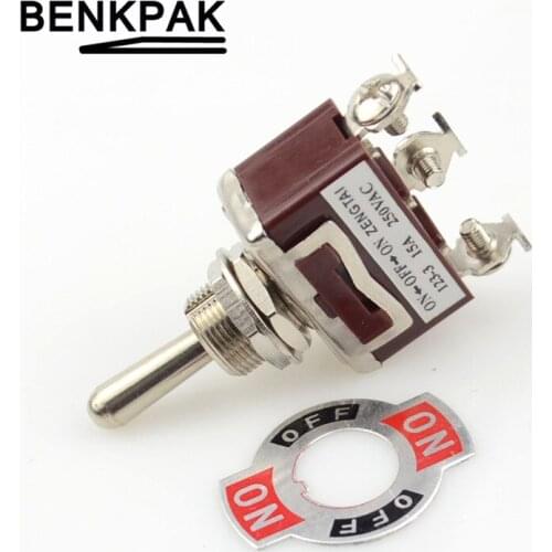 12mm toggle switch 3pins one side latching , the other side momentary