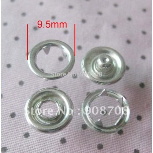 HW0001 out Dia 7.5mm/9.5mm/11mm/15mm shining nickle bronze Sprong snap button 50 sets baby clothes accessories garment buttons