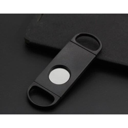 Double-fingered stretch cigar knife Metal cigar knife Stainless steel cigar knife Cigar scissors