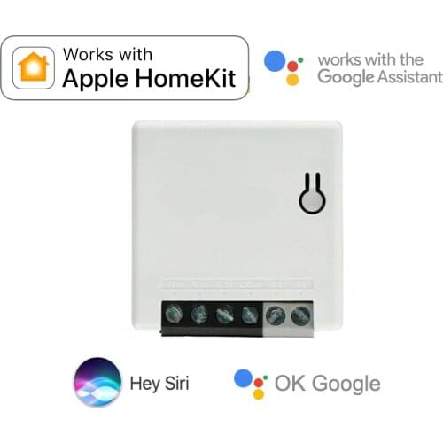 Apple HomeKit Switch Smart Home Mini Sonof Google Assistant WiFi Wireless Remote Socket Voice Control Relay 2 way AC