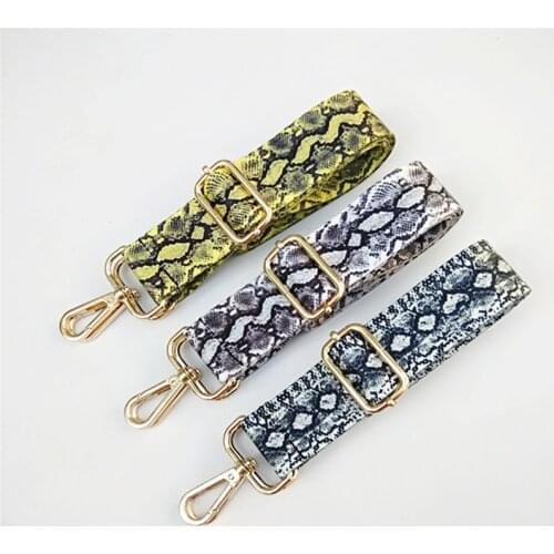 Serpentine Bag Straps Women Shoulder Messenger Bags Adjustable Wide Strap Bag Part Accessories Female Crossbody Bag Strap