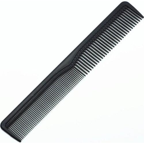 1Pcs Simple Hair Comb Anti-static Hairdressing Carbon Hairbrush Salon Hair Styling Tools Handle Brush For Girls Ponytails Tool