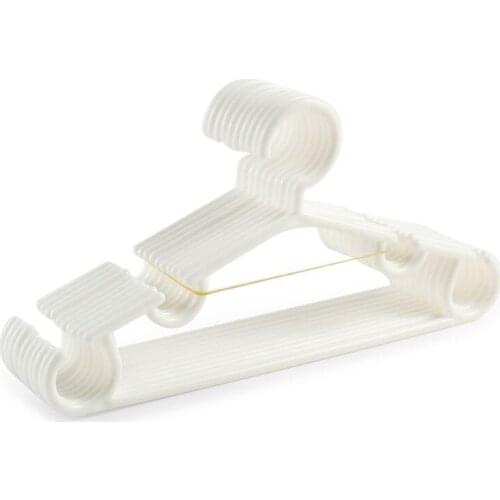 10Pcs/Set Portable Children Clothes Hanger Toddler Baby Coat Plastic Hangers Hook Household for Kids Clothing Organizer