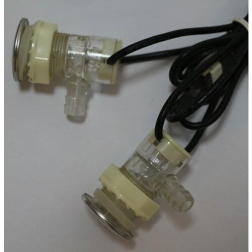 10pcs waterproof RGB underwater outdoor hot tub led light bubble air jet led lights with 1pcs light controller and 1pcs adapter